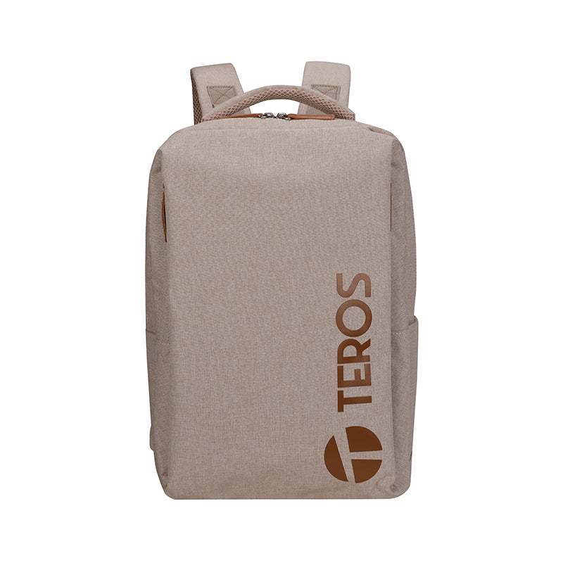Backpack TEROS City Iii Te-9046Bg, para Notebooks de hasta 15.6, Color Beige
