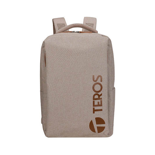 Backpack TEROS City Iii Te-9046Bg, para Notebooks de hasta 15.6, Color Beige