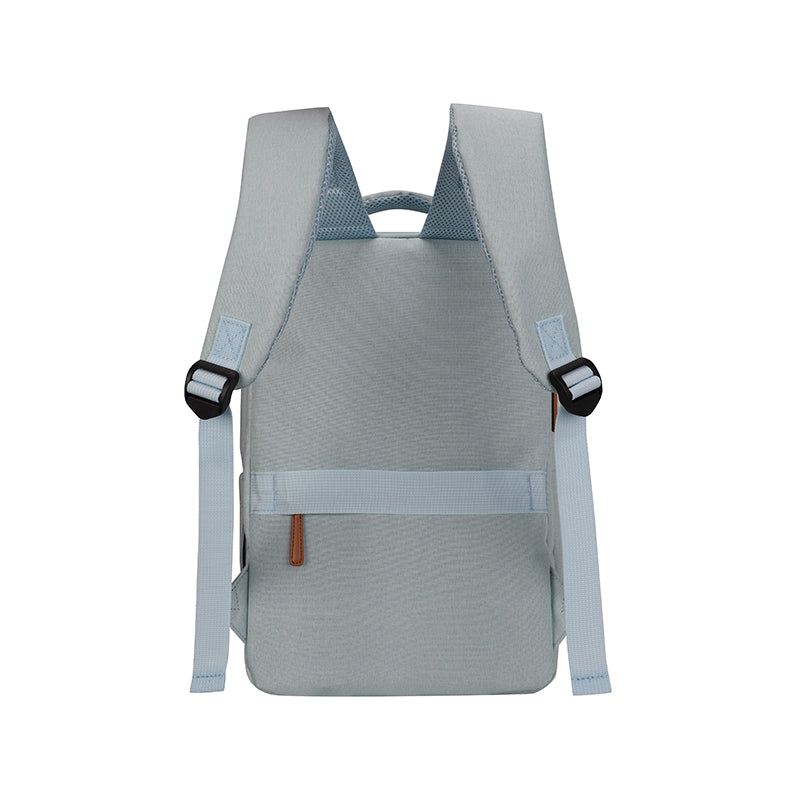 Backpack TEROS City Iii Te-9047Sk, para Notebooks de hasta 15.6 - Color Azul Claro