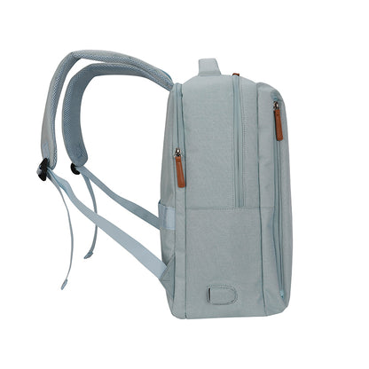 Backpack TEROS City Iii Te-9047Sk, para Notebooks de hasta 15.6 - Color Azul Claro