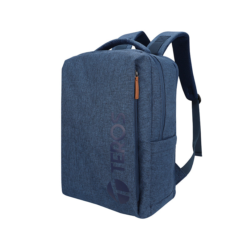 Backpack TEROS City Iii Navy Te9048Nv, para Notebooks de hasta 15.6, Color Azul