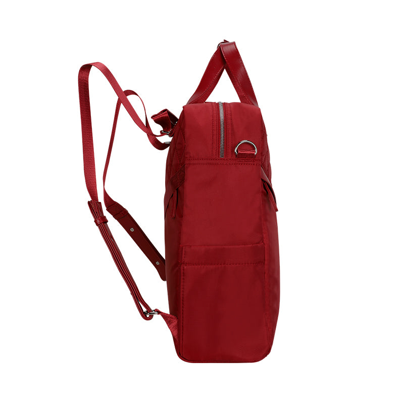 Backpack TEROS Roseann Ii Te-9049Rd, para Notebooks de hasta 14.1, Color Rojo