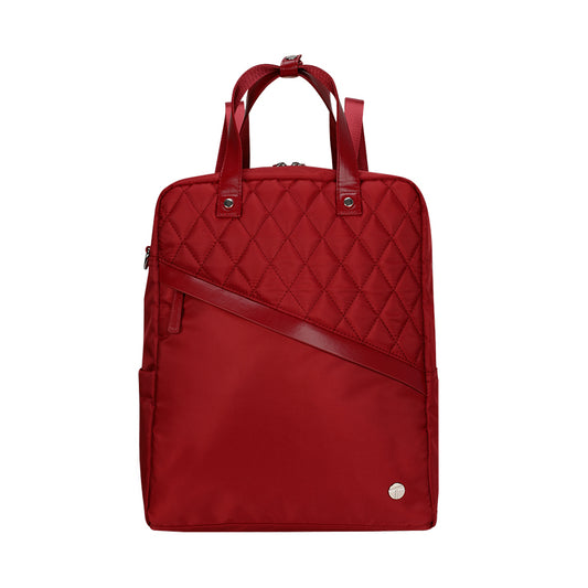 Backpack TEROS Roseann Ii Te-9049Rd, para Notebooks de hasta 14.1, Color Rojo