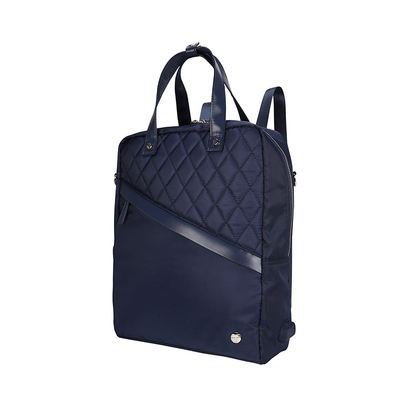 Backpack TEROS Roseann Ii Te-9051Bl, para Notebooks de hasta 14.1 - Color Azul