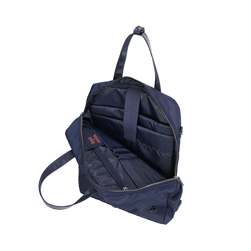 Backpack TEROS Roseann Ii Te-9051Bl, para Notebooks de hasta 14.1 - Color Azul