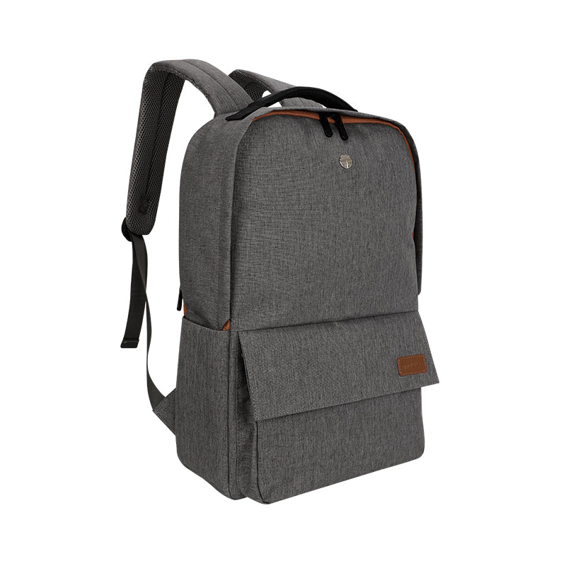 Backpack TEROS City Ii Te-9028-2Gr, para Notebooks de hasta 15.6 - Color Gris