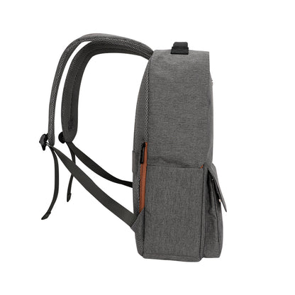 Backpack TEROS City Ii Te-9028-2Gr, para Notebooks de hasta 15.6 - Color Gris