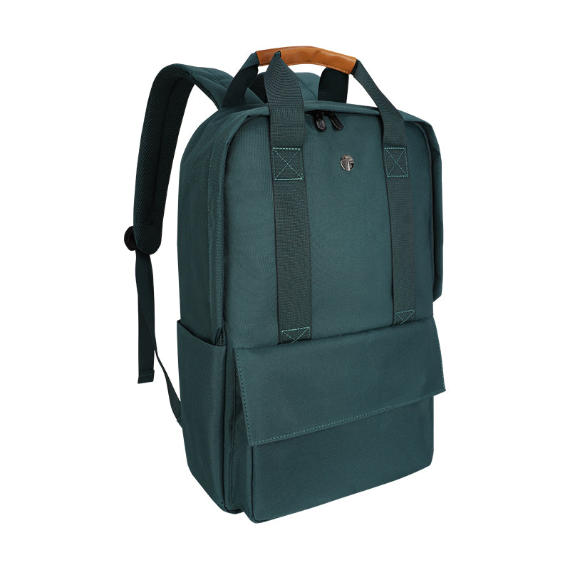 Backpack TEROS City Ii Te-9032Gr, para Notebooks de hasta 15.6, Color Verde