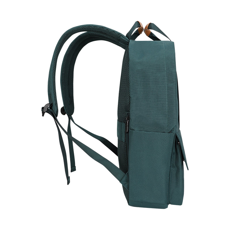 Backpack TEROS City Ii Te-9032Gr, para Notebooks de hasta 15.6, Color Verde