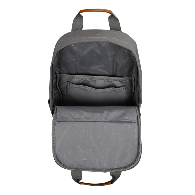 Backpack TEROS City Ii Te-9033Ag, para Notebooks de hasta 15.6, Griss Ceniza
