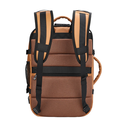 Travel Backpack TEROS Te-9038Bw, para Notebooks de hasta 15.6, Color Brown
