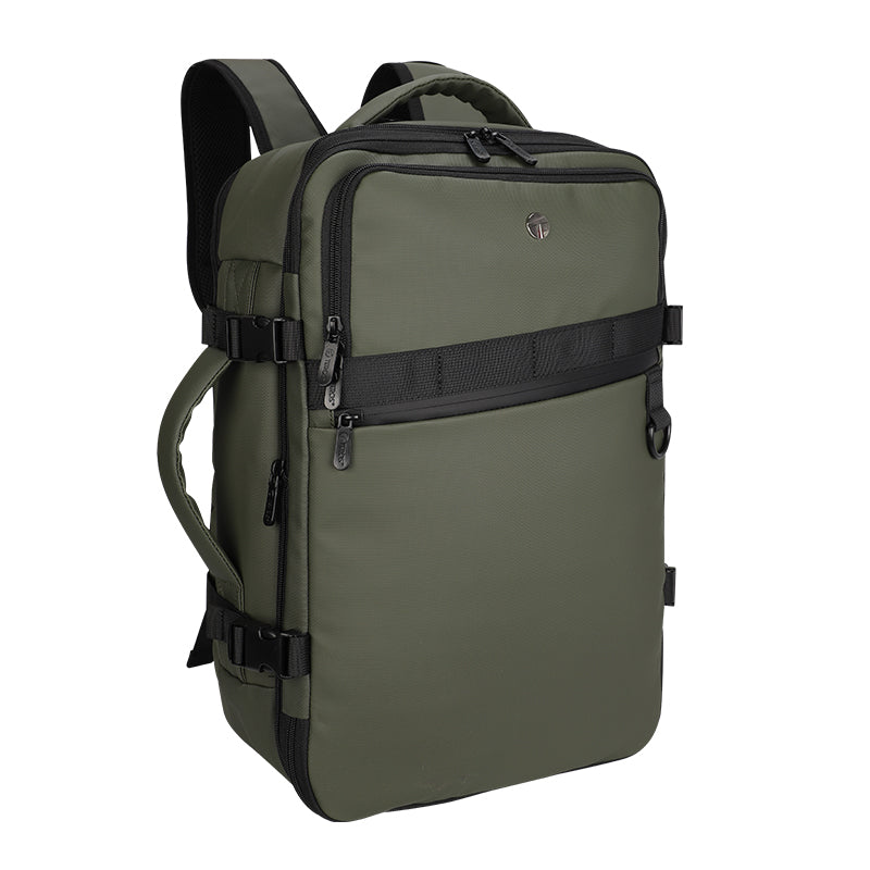 Backpack TEROS Travel Te-9040Dg, para Notebooks de hasta 15.6, Color Verde
