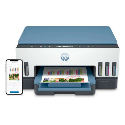 Multifuncional de Tinta HP Smart Tank 725, Impresión/Escaneo/Copia/Wi-Fi/Bluetooth Le