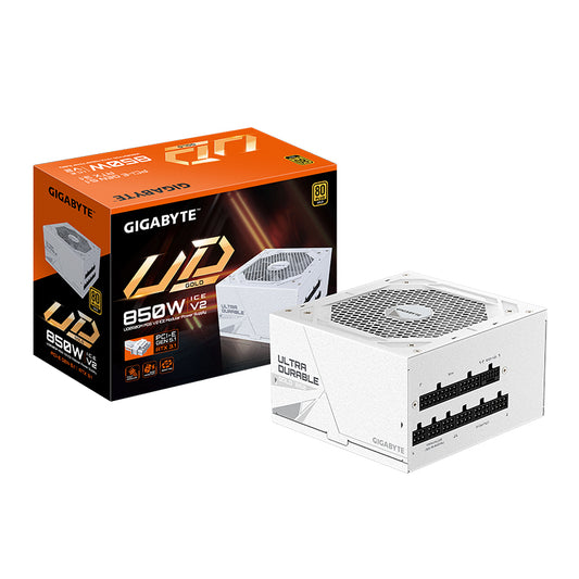 Fuente De Alimentación Gigabyte Ud850gm Pg5 Ice, 850w, 80 Plus Gold, Formato Atx