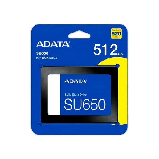 Unidad En Estado Solido (SSD) Adata Ultimate Su650 512gb SATA 6gb/s (SATA Iii), 2.5