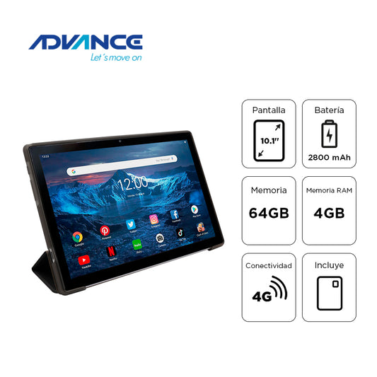 TB ADV 10 4G 4 64 SLV