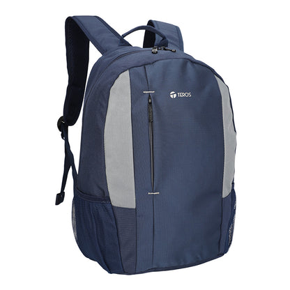 Mochila TEROS Te-9040Bl, para Laptops de hasta 15.6, Color Azul con Gris