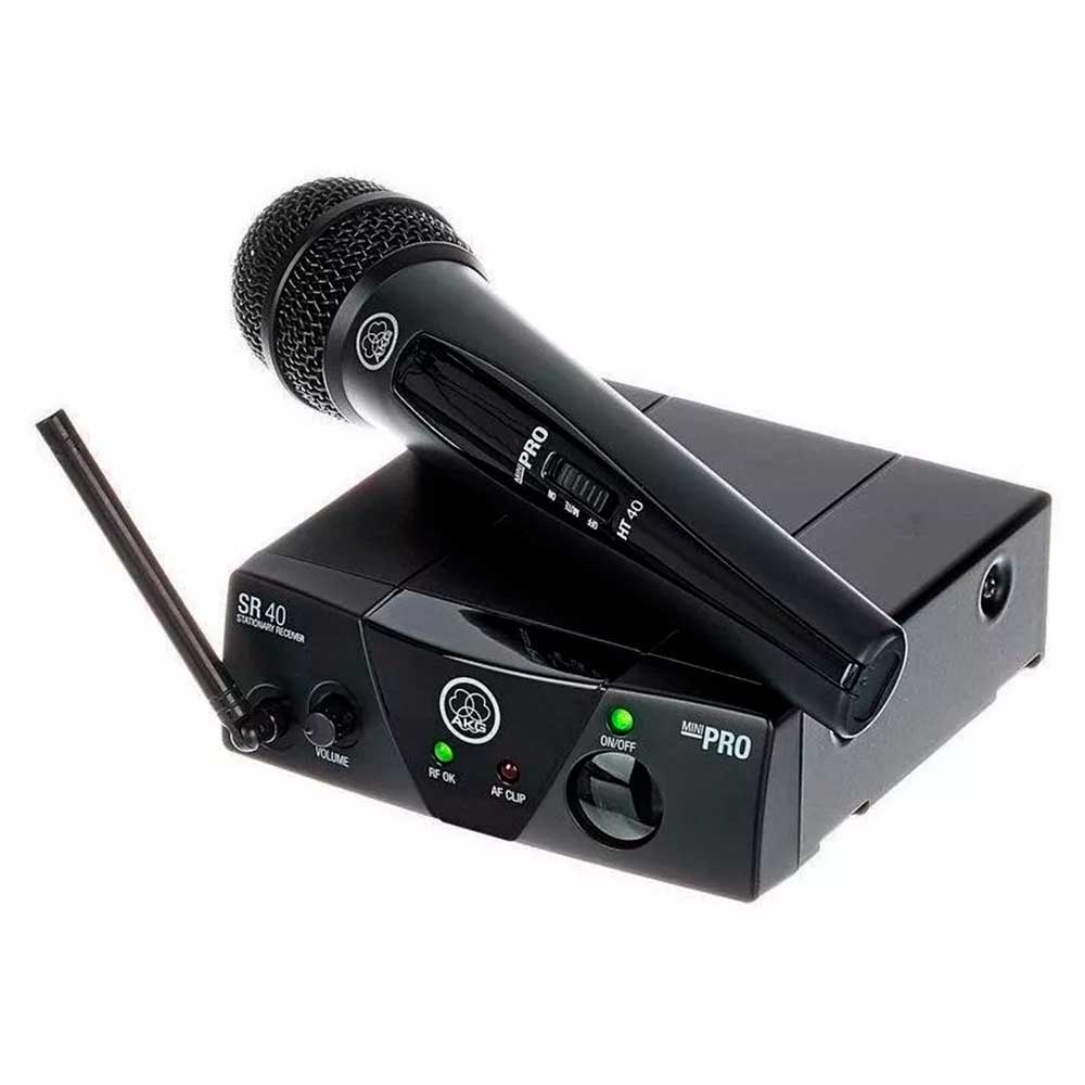 AKG WMS40 Mini Microfono Inalambrico VOCx1 US45 Negro