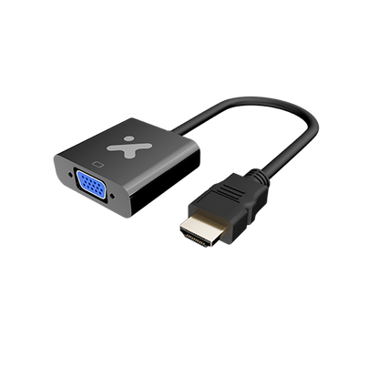 Xtech - Video adapter - 19 pin HDMI Type A (VGA-Black-XTC-384)