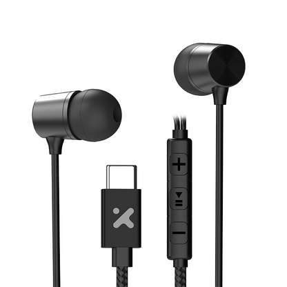 Xtech - XTH-300 - Earphones (Para Cellular phone-Wired-USB-C® with Mic TuneLoop)