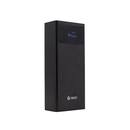Powerbank TEROS TE-7059N, 30000mAh, USB-A, USB-C,Negro