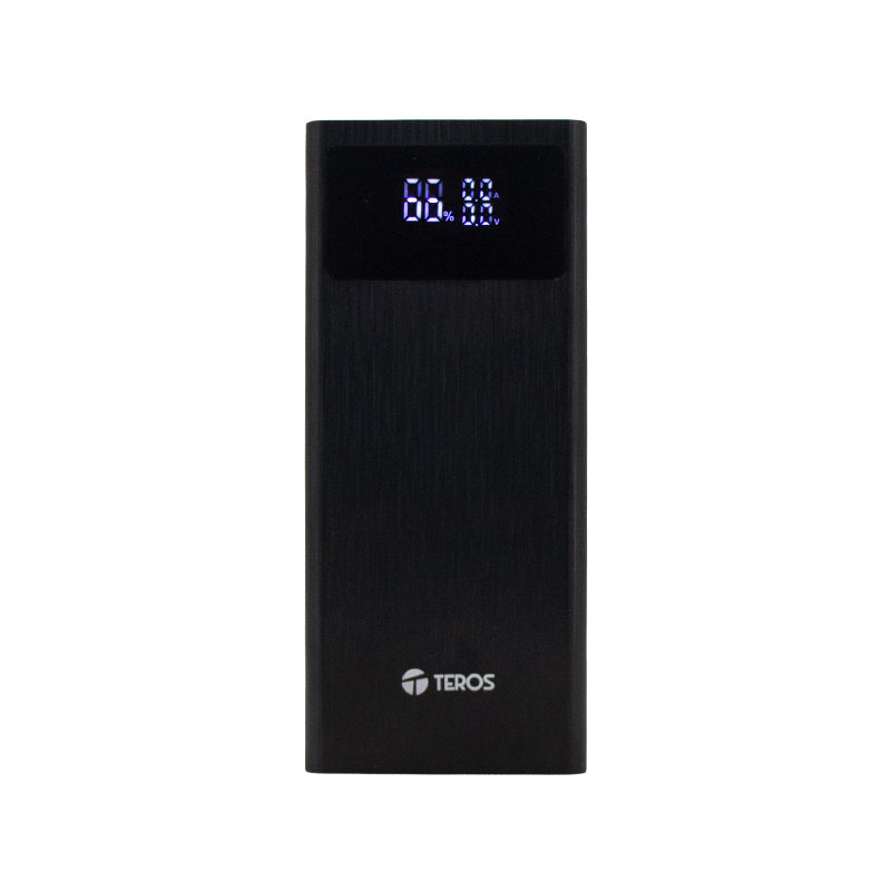 Powerbank TEROS TE-7059N, 30000mAh, USB-A, USB-C,Negro