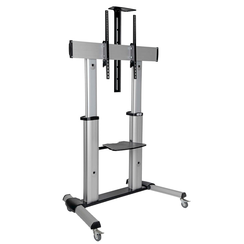 HEAVY-DUTY ROLLING TV STAND, H