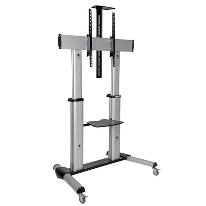HEAVY-DUTY ROLLING TV STAND, H
