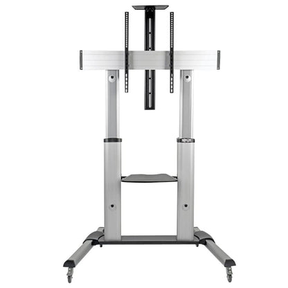 HEAVY-DUTY ROLLING TV STAND, H