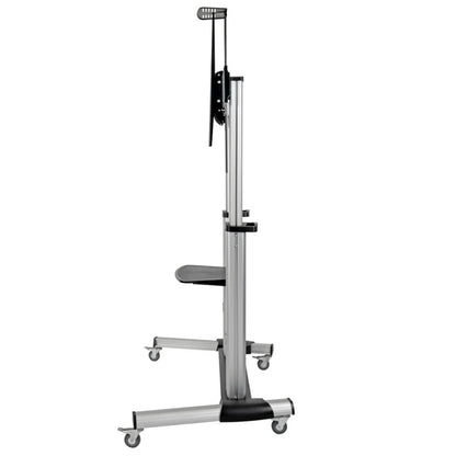 HEAVY-DUTY ROLLING TV STAND, H