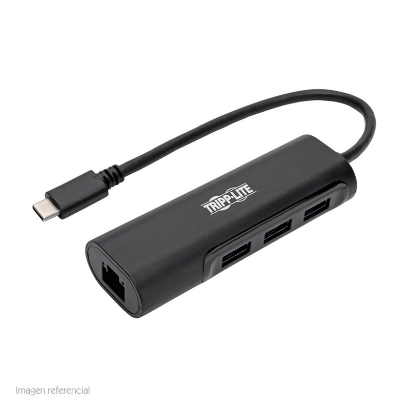 HUB 3 PRTOS USB C / 1 RED RJ4