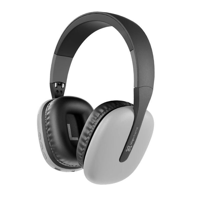 Klip Xtreme - KWH-010GR - Headphones (Para Home audio / Para Portable electronics / Para Professional audio / Para Cellular phone-Wireless-25Hrs-Gray-BT)
