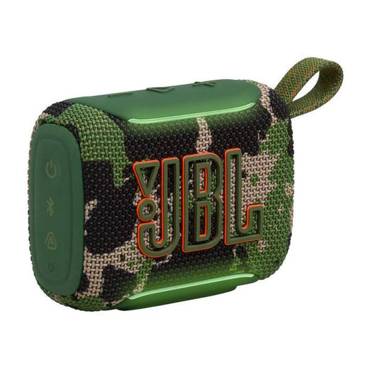 JBL Go - Speaker - Bluetooth Saquad (Gran sonido en la palma de tu mano-Iluminación ambiental que mejora el estado de ánimo-Hasta 10 horas con Playtime Boost-A prueba de todo (polvo, agua y caídas)-Emparejamiento estéreo instantáneo AirTouch-Conéctate y d