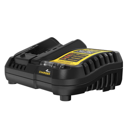 Cargador Rápido Multivoltaje DeWalt DCB1104 (12V MAX / 20V MAX) - Carga Inteligente de 4 Amperios