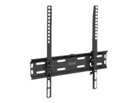 Klip Xtreme KPM-725 - Kit de montaje (soporte para montaje en pared) - para pantalla plana (acero con recubrimiento en polvo-negro-tamaño de pantalla: 23"-46"-interfaz de montaje: hasta 400 x 400 mm-se puede instalar en la pared)