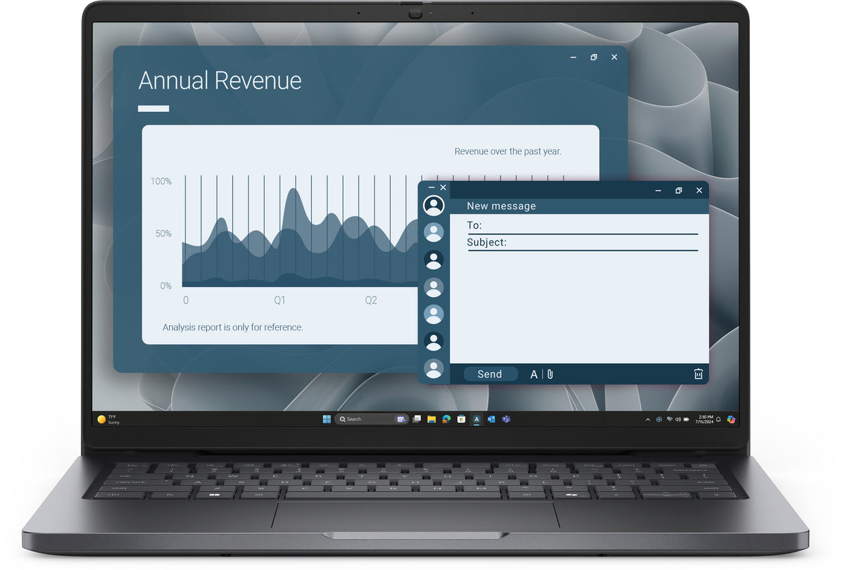 Dell - 14" - AMD Ryzen 5 Pro 230 / 4.9 GHz (16 GB-DDR5 SDRAM-512 GB SSD-Integrated graphics-Windows 11 Pro)