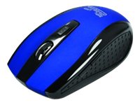 Klip Xtreme KMW-340 - Ratón - diestro (óptico-6 botones-inalámbrico-2.4 GHz-receptor inalámbrico USB-azul)