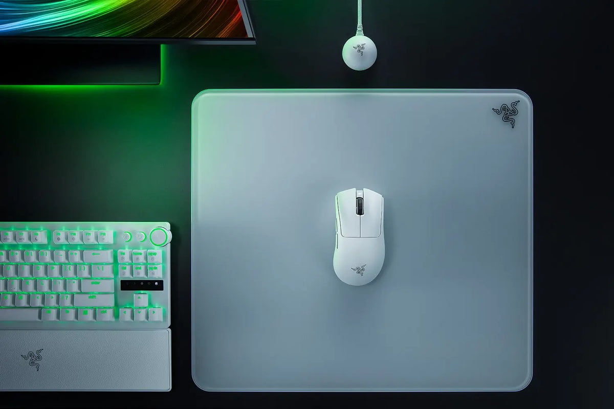 Razer DeathAdder - Mouse - Wireless (White-V4 Pro)