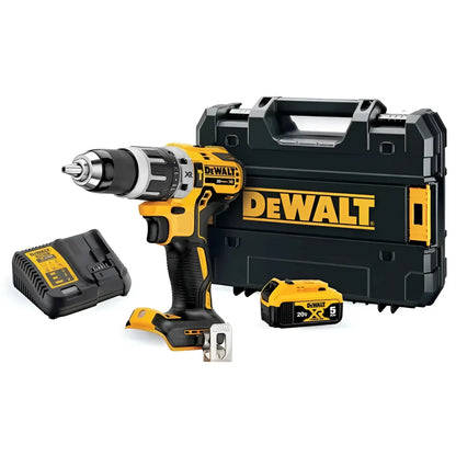 Taladro Percutor Dewalt 20V MAX XR Brushless + Batería 5Ah + Cargador + Estuche (DCD796P1)