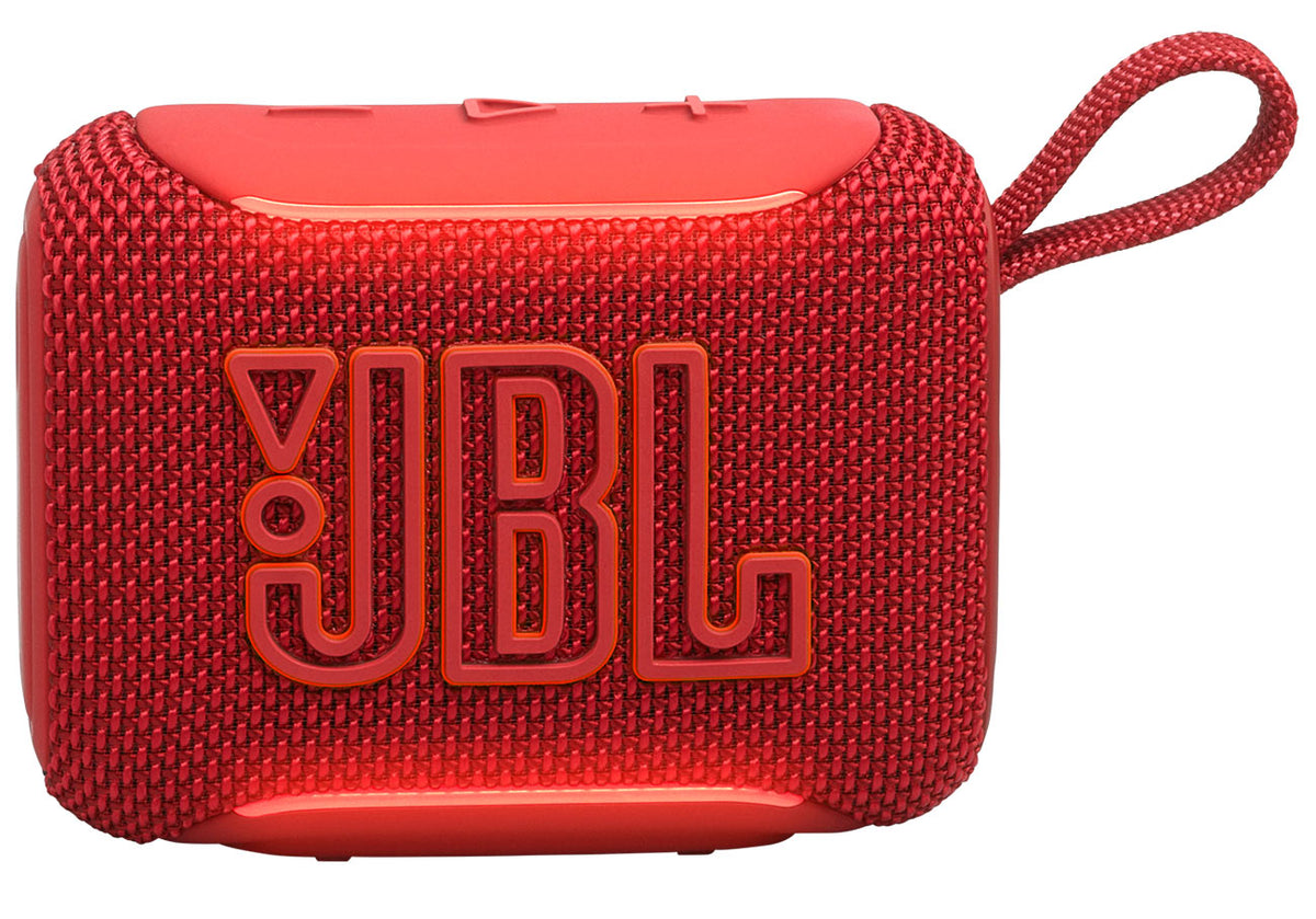 JBL Go 5 BT - Speaker - Red (Bluetooth-Gran sonido en la palma de tu mano-Iluminación ambiental que mejora el estado de ánimo-Hasta 10 horas con Playtime Boost-A prueba de todo (polvo, agua y caídas)-Emparejamiento estéreo instantáneo AirTouch-Conéctate y