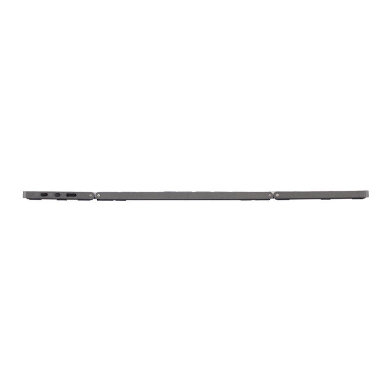 Teclado Inalámbrico Plegable TEROS TE-4075S, BT 3.0, Gris