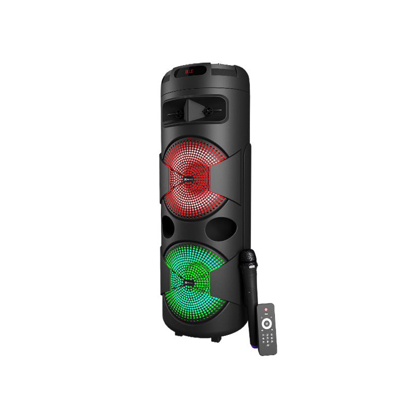 Klip Xtreme KLS-890 - Sistema de altavoces - Negro (2x12" Batería Wls Mic)