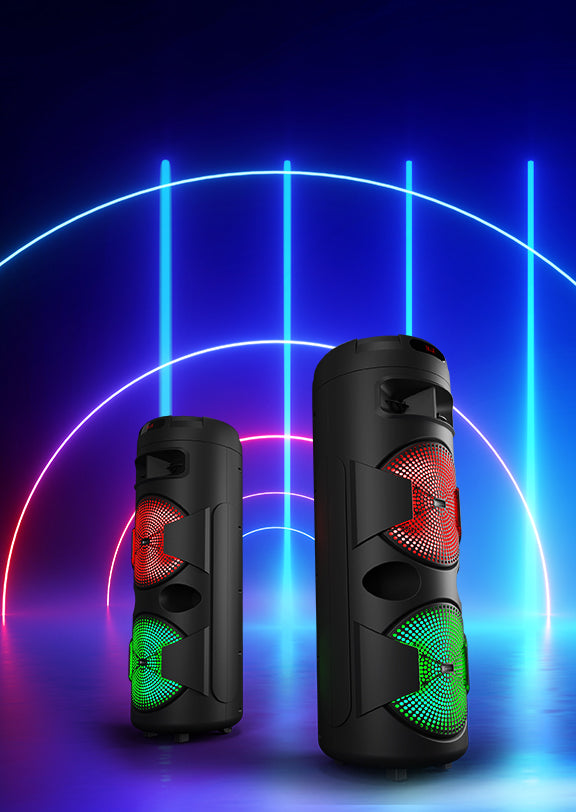 Klip Xtreme KLS-890 - Sistema de altavoces - Negro (2x12" Batería Wls Mic)