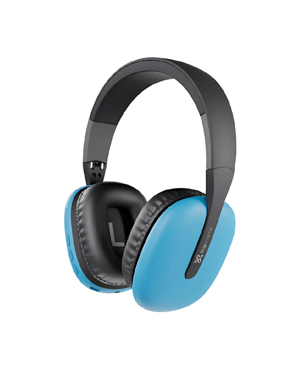 Klip Xtreme - KWH-010BL - Headphones (Para Home audio / Para Portable electronics / Para Professional audio / Para Cellular phone-Wireless-25Hrs-Blue-BT)