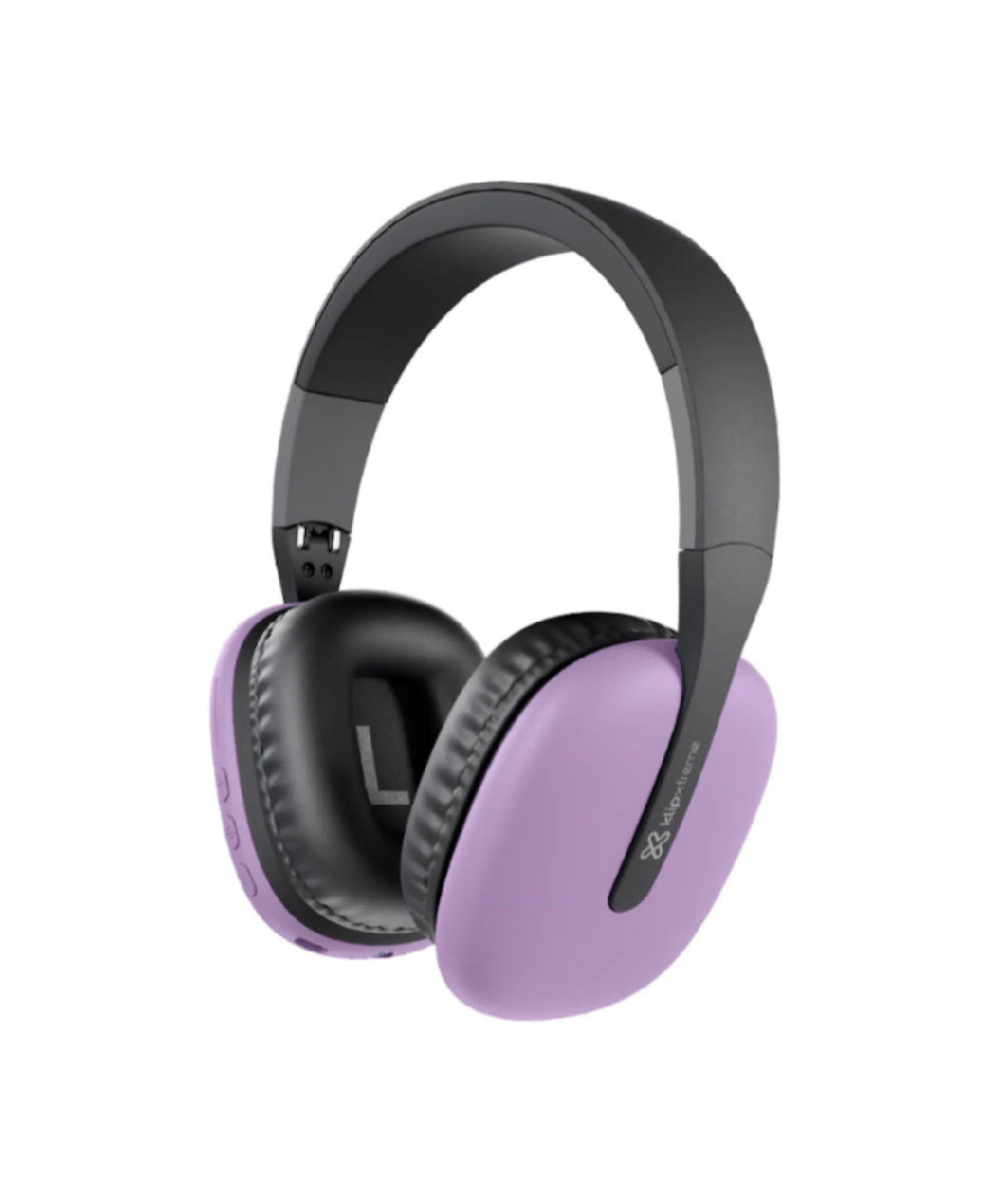 Klip Xtreme - KWH-010PR - Headphones (Para Home audio / Para Portable electronics / Para Professional audio / Para Cellular phone-Wireless-25Hrs-Purple-BT)