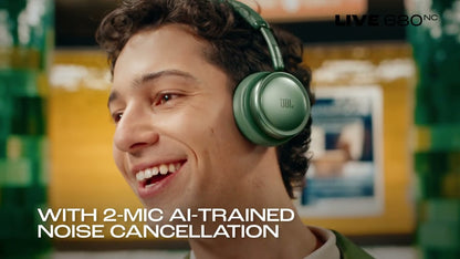 JBL LIVE - 680 NC - Headphones (Headband-azul)