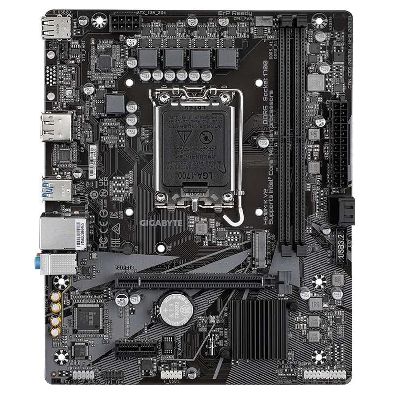 MB GB H610M K V2 S/V/L DDR5