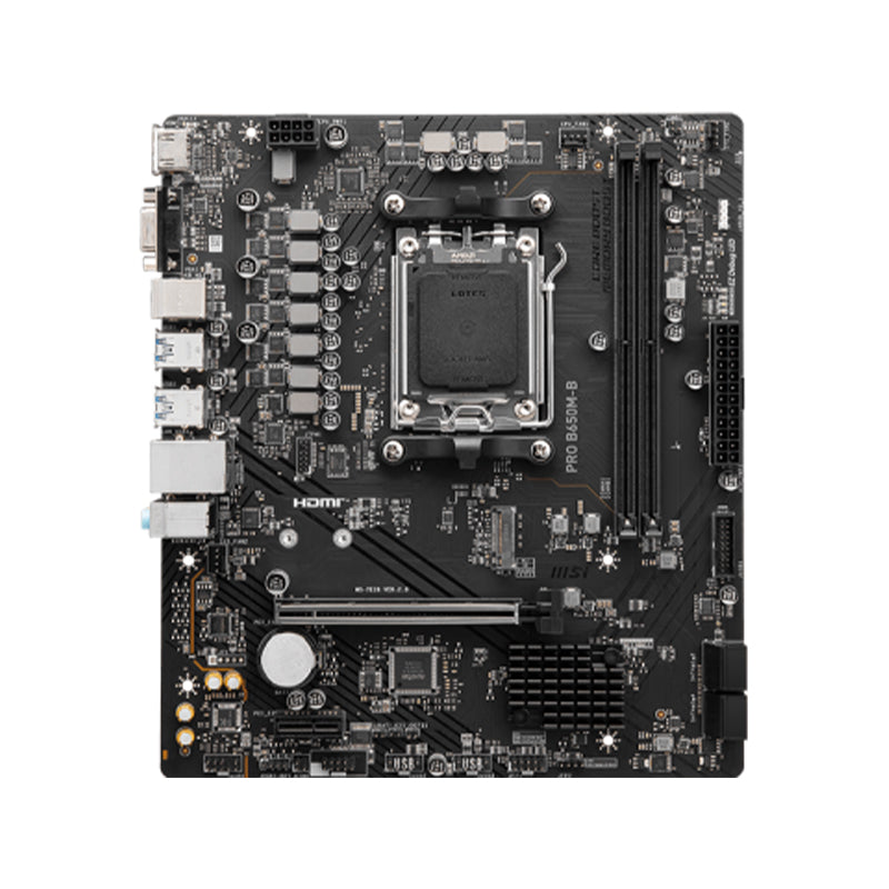 Kit Upgrade PC AM5 Ryzen 5 7600 + B650M + 16GB DDR5 - Placa MSI PRO B650M-B (AM5, DDR5)