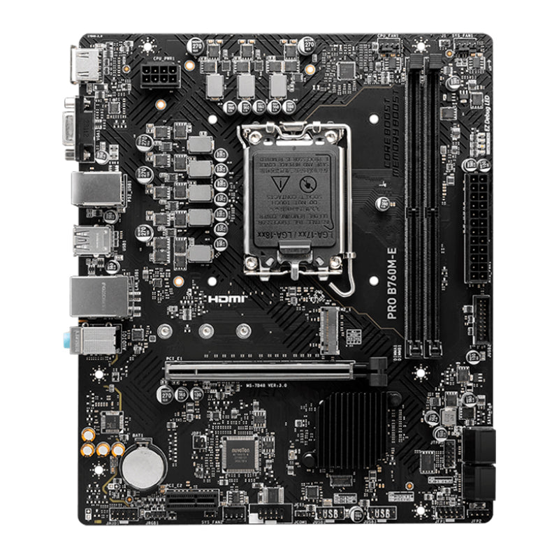 MB MS PRO B760M-E S/V/L DDR5