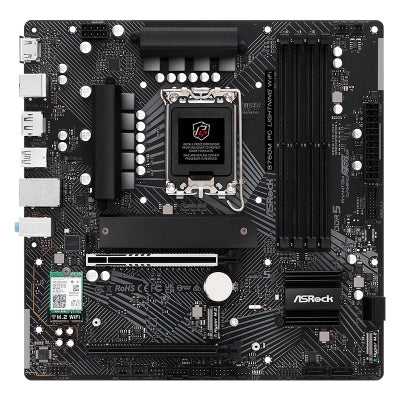 motherboard asrock b760m pg lightning wifi, chipset intel b760, lga1700, matx - mbarb760mpgln-r